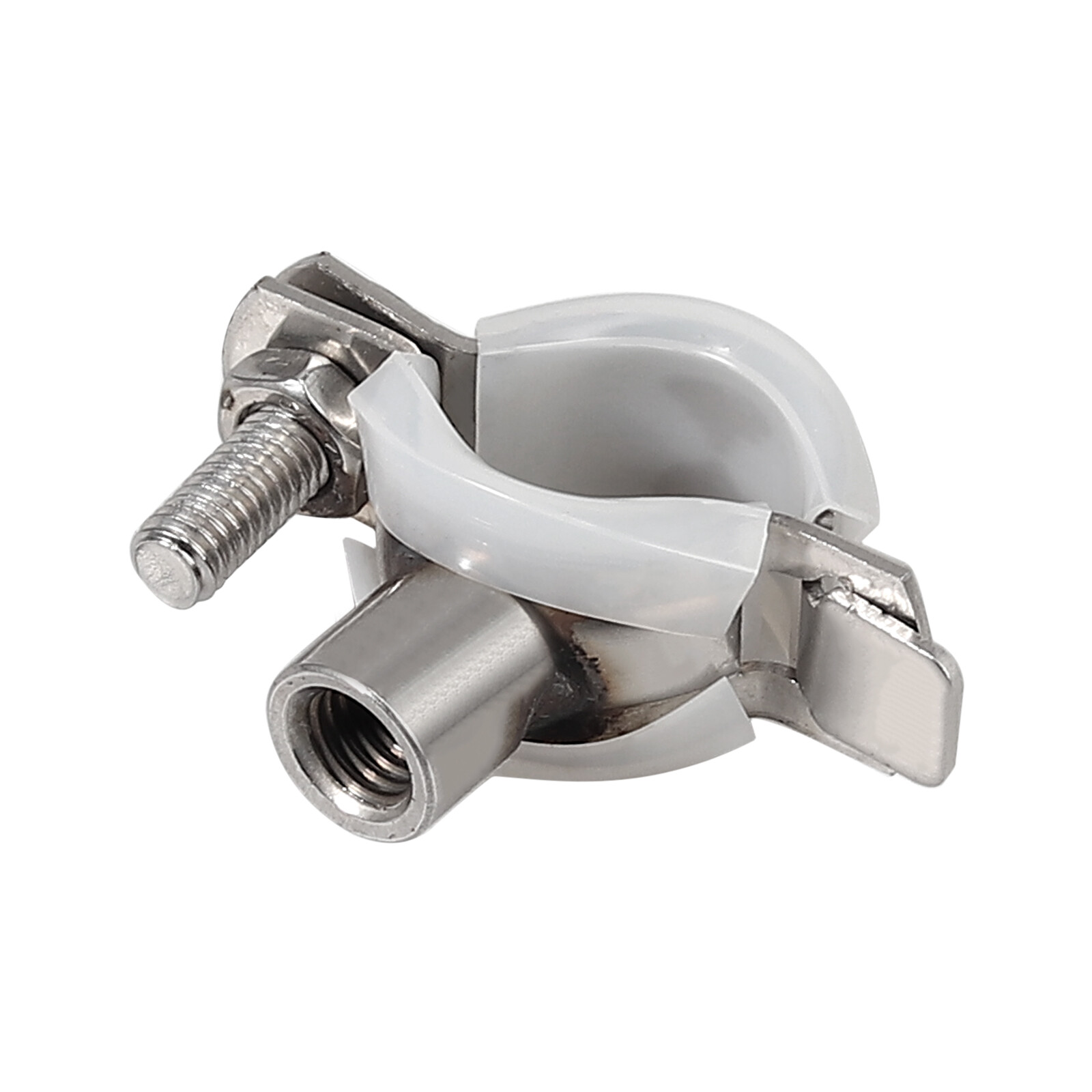 ESYNIC 100 Cái Kẹp Ống 20 MM/25MM Kẹp Ống Sắt Vít Có Khớp Nối Kẹp Ống Hình Chữ U Kẹp Yên Ống Kẹp Ống Ống Nước Cố Định Tường