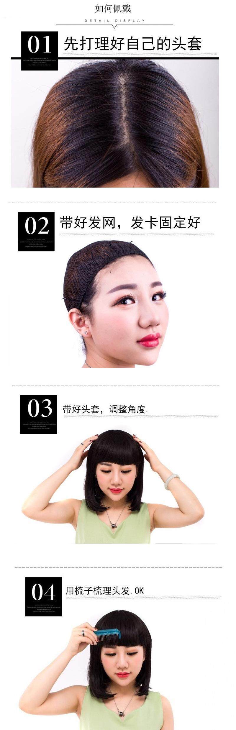 Mũ Đội Đầu Tóc Giả Nữ Châu Phi, Tóc Giả Xoăn Rộng Lớn Thực Tế Màu Đen, Mũ Đội Đầu Ngắn Phụ Kiện Đội Đầu Tóc Xoăn Ngắn