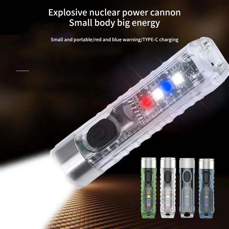 Trọng lượng nhẹ siêu nhỏ gọn Đèn pin ngọn đuốc nhỏ gọn Đèn LED Đèn cầm tay kích thước nhỏ ngọn đuốc Keyring Trọng lượng nhẹ siêu nhỏ gọn Đèn pin độ sáng cao