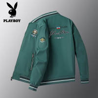PLAYBOY Geborduurde Baseball Uniform Heren Jas Flight Jacket 2021 En Najaar Casual Trendy Heren Bomber Flight Jacket