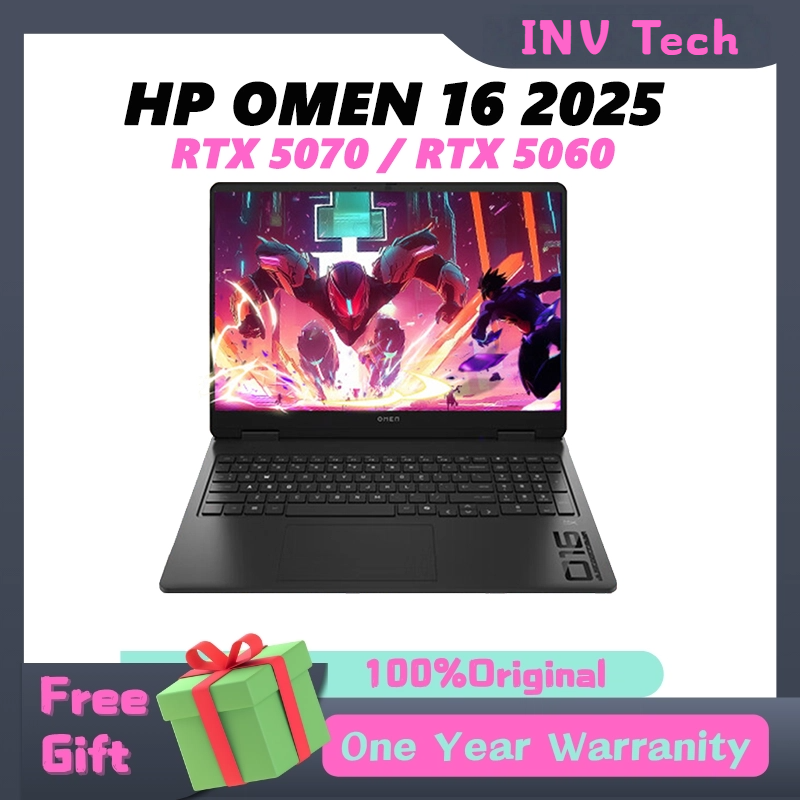 HP OMEN 16 RTX5070/5060 i9-14900HX / i7-14650HX / R9 8945HX | 16" 2.5K 240Hz IPS Screen HP Gaming Laptop 16