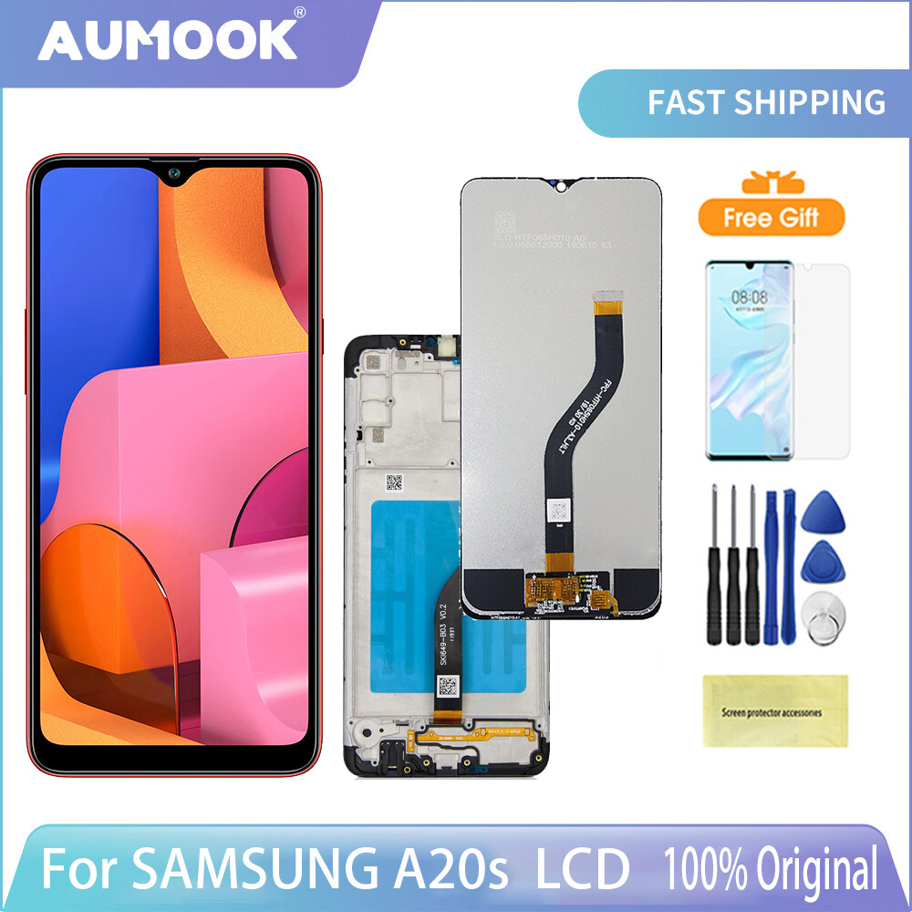 Original 6.5 "màn hình lcd cho samsung thiên hà a20s a207 a2070 sm-a207f màn hình lcd màn hình thay thế bộ phận lắp ráp cho bộ số hóa samsung a20s màn hình lcd cho samsung thiên hà a20s a207 a2070 sm-a207f lcd