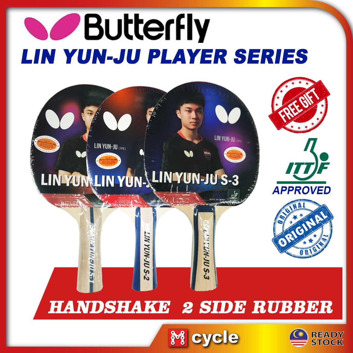豊富な品 新品Butterfly Nakama S-7 Table Tennis Racket Professional ITTF  Approved Ping Pong Paddle Sapphira Rubber and Thick Sp