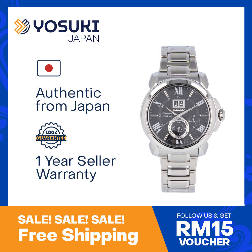 Seiko premier kinetic hot sale perpetual snp141p1