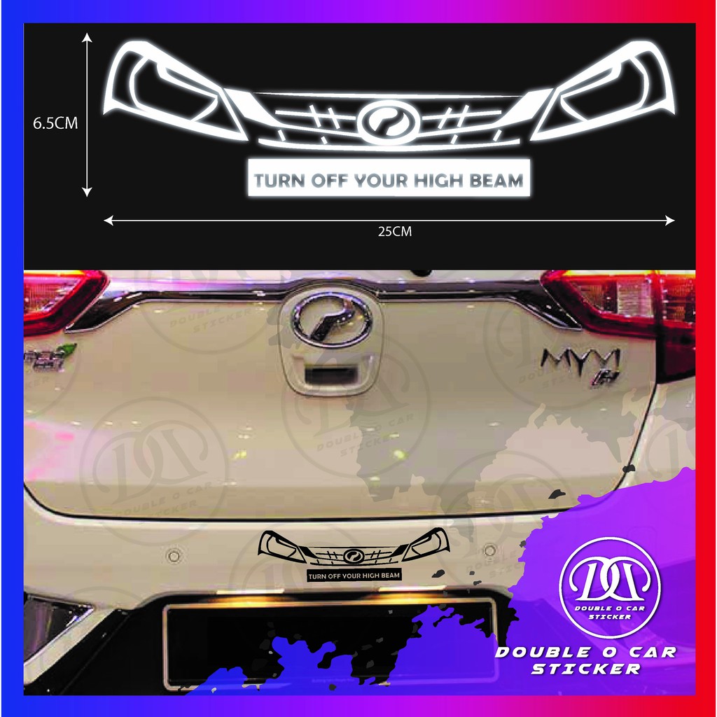 Turn Off Your High Beams Sticker - The Best Picture Of Beam