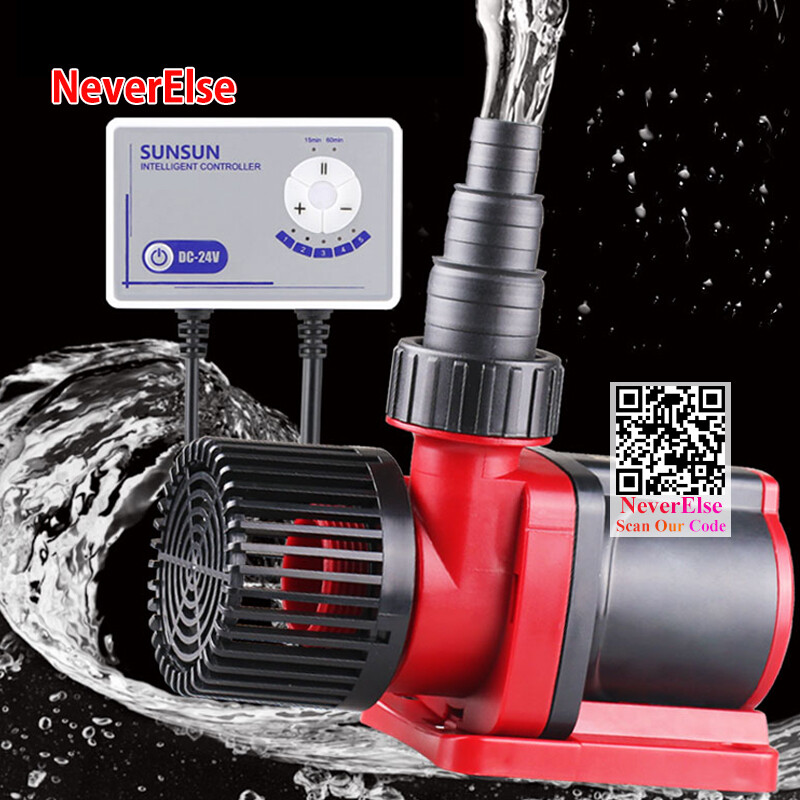  110V 220V bơm nước hồ cá biến tần cho rạn san hô biển vườn fishpond rockery bơm nước tuần hoàn cho fishtank máy bơm nước Đài phun nước hồ cá chuyển đổi tần số bơm nước DC 24V máy bơm nước chìm im lặng yên tĩnh cho hồ cá ống nước 