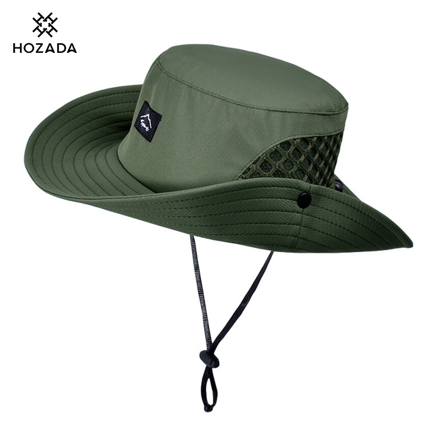 HOZADA Outdoor Cap Climing Cap Hiking Cap Fishman Cap Quick-drying Comfortable Hat Breathable Cap Unisex Sun Protection Cap Summer Hat Large Brim Mountain Climbing Sun Hat ราคา 173 บาท*ส่งฟรี