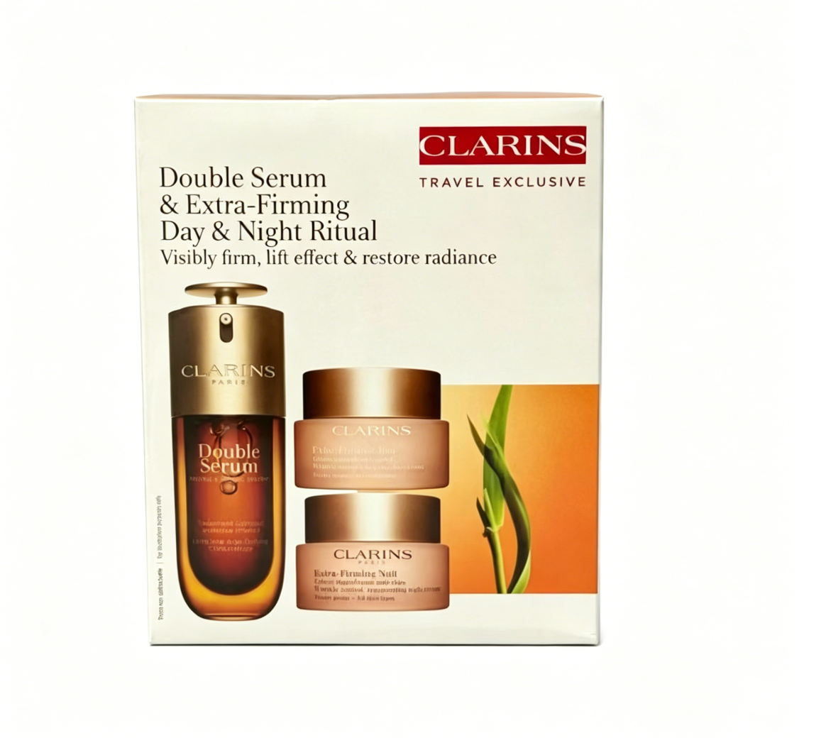 [☀ Authentic CLARINS New Double Serum Extra-Firming 3-Piece Set,☀ Authentic Clarins New Double Serum Extra-Firming 3-Piece Set,] ราคา 2,400 บาท*ส่งฟรี