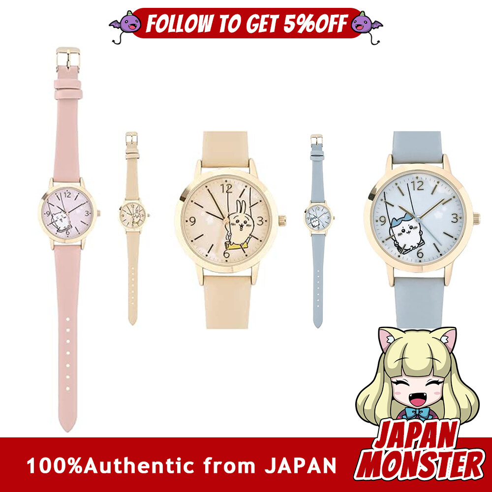 [3Designs] Fieldwork Women's Chiikawa Watch Collection Analog Leather Strap Watch CKW002 Japan