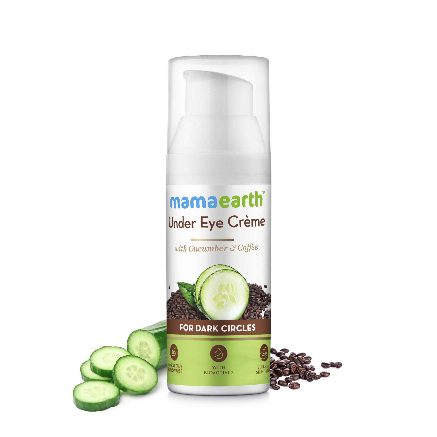 mamaearth bye bye dark circles ingredients