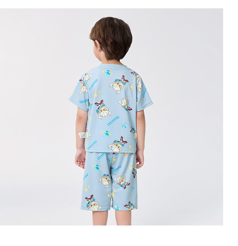 balabala Ultraman Ip Kids Pajama Set Summer Airconditioned Wear Boy Home Wear · v2