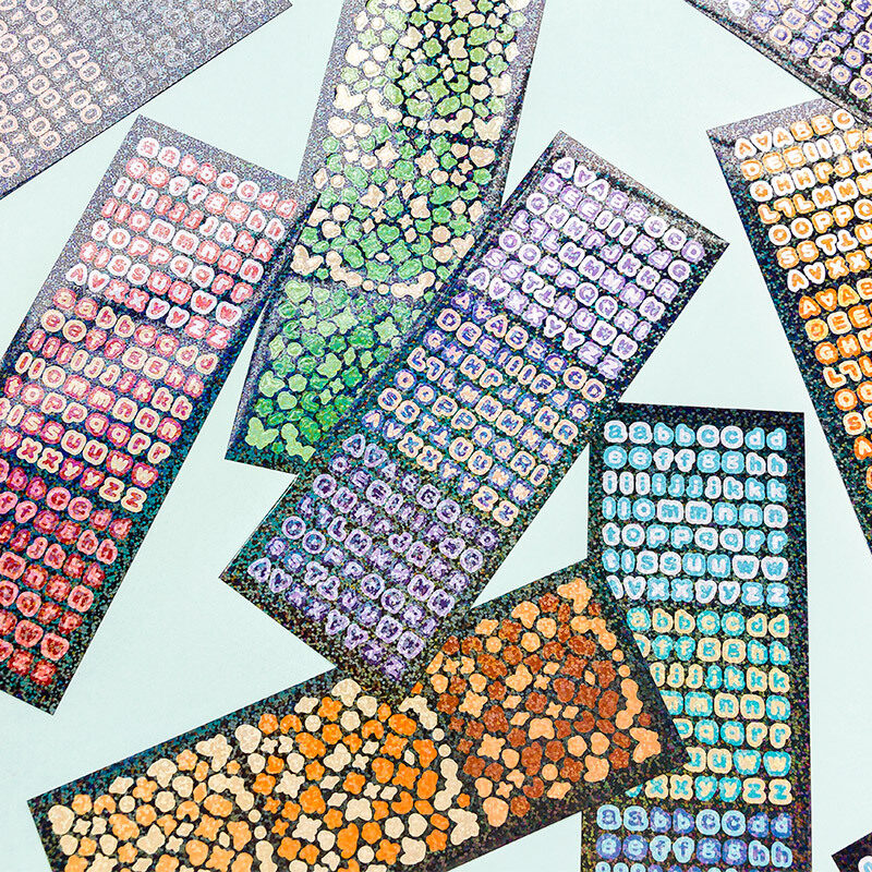 , Miếng Dán Chữ Tự Dính