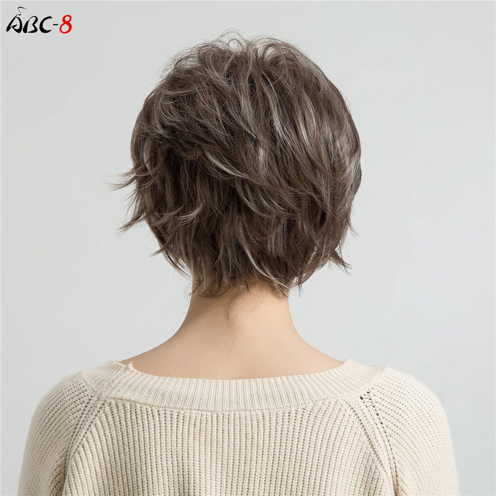 ABC Tóc Giả Ngắn Gợi Cảm Cho Nữ, Tóc Giả Tổng Hợp Nhiều Màu Tóc Giả Hóa Trang Dự Tiệc Cho Nữ