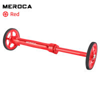 MEROCA Folding Bicycle Easy Wheel And Telescopic Rod CNC Aluminium alloy sealed bearing 60MM Extension Rod EasyWheel For Brompton 3sixty Upgrade Accessories