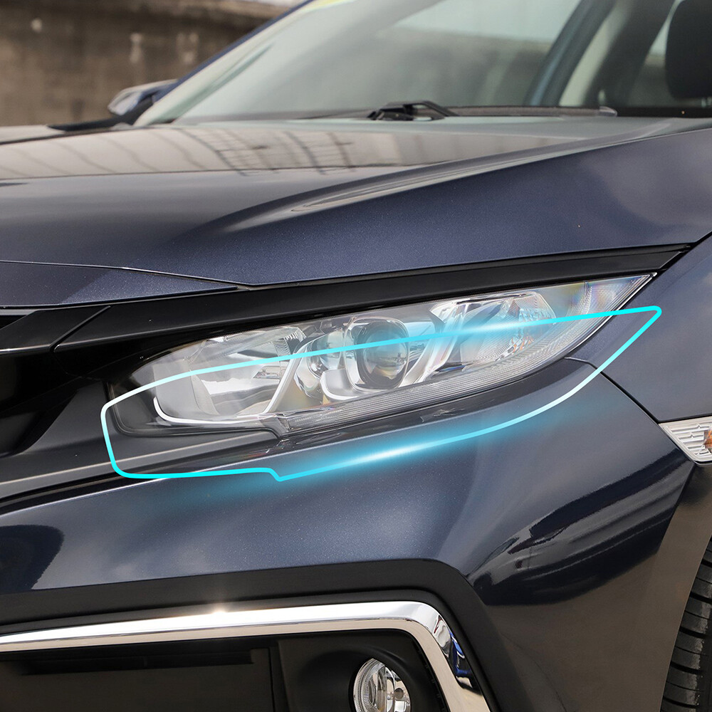 For Honda Civic CIC Sedan EX LX Touring Sport 2019-2021 Car Front Headlight Film AIRSPEED TPU Protective Film Automobile Accessories ราคา 347 บาท*ส่งฟรี