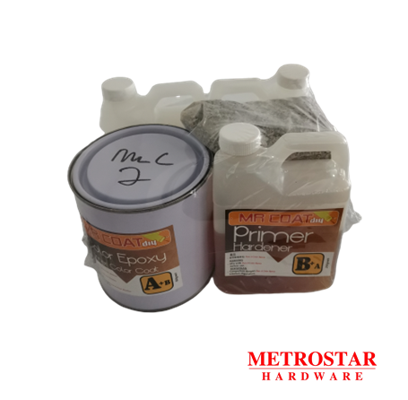 Mr Coat Waterproof No Leak Anti-slip DIY Toilet Floor Coating Harga  280 Ringgit*Penghantaran Percuma