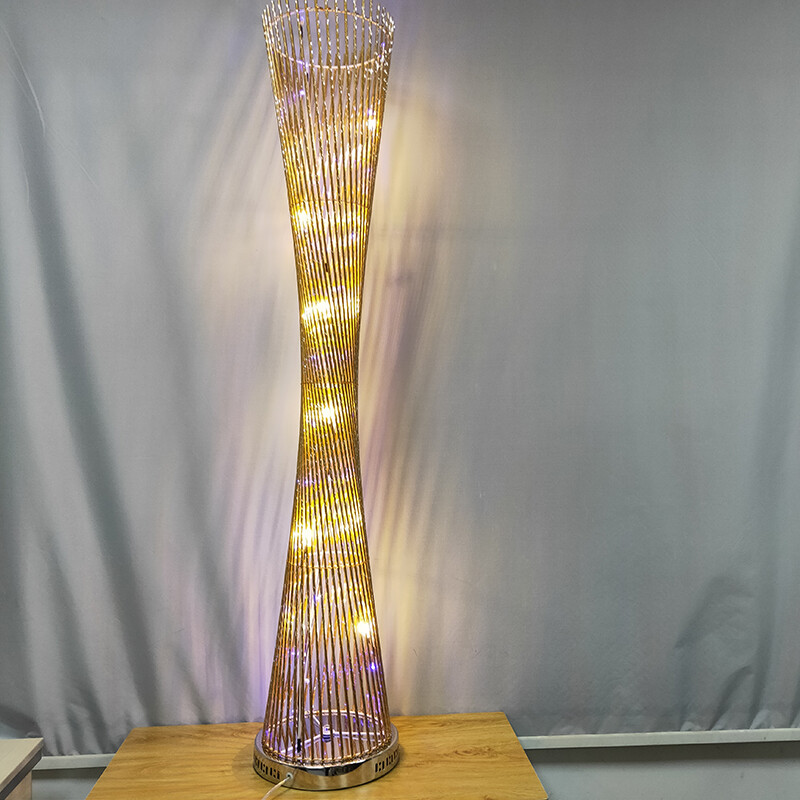 gold floor lamp stand