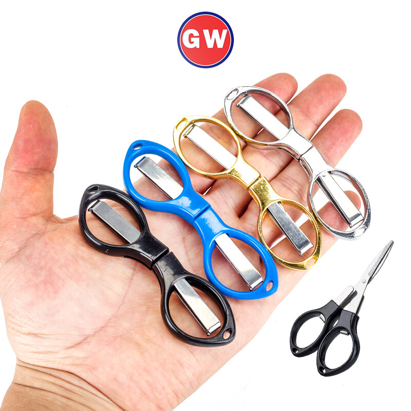 1 cái kéo Câu Cá Câu Cá Gấp được Kéo Cắt Dây kéo câu cá mini an toàn cầm tay phụ kiện câu cá Kính thiên văn