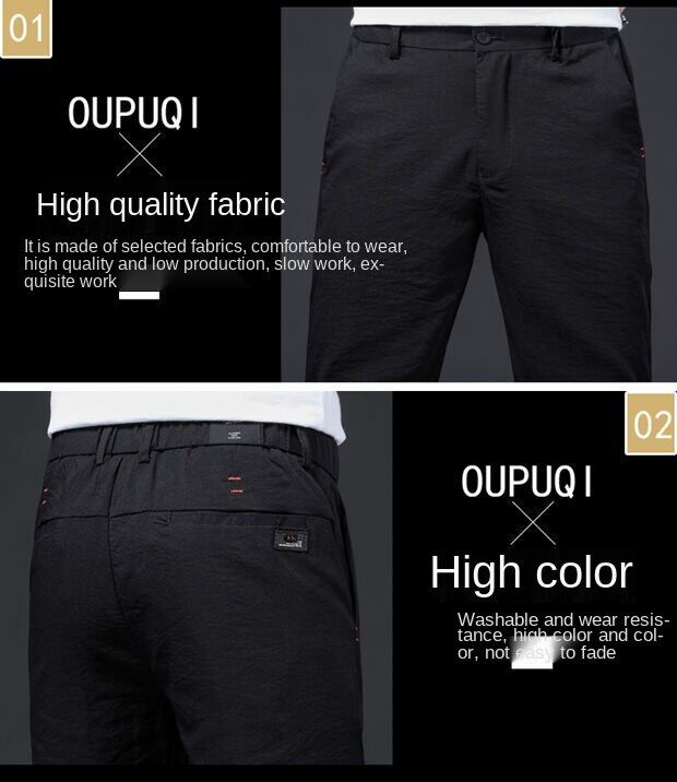 Summer ice silk thin five-point sports casual shorts cropped trousers for men latest Korean style trendy loose all-match