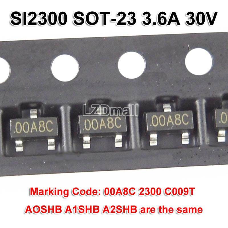 Business & Industrial 50PCS SI2300 2300 3.6A/30V SOT23 N-Channel 30-V ...