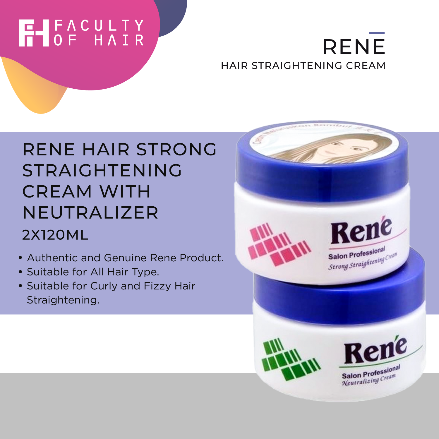 rene hair straightening cream