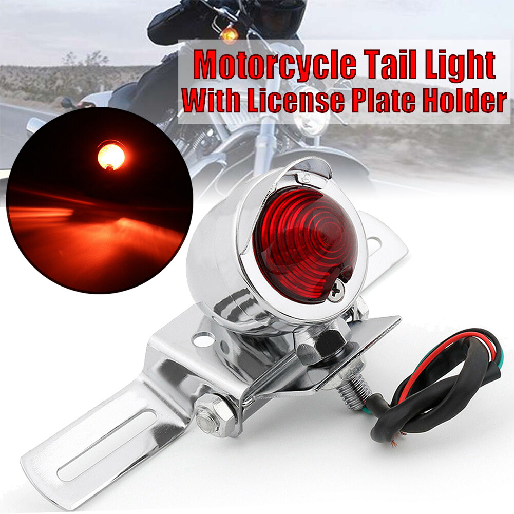 motorcycle brake light license plate frame