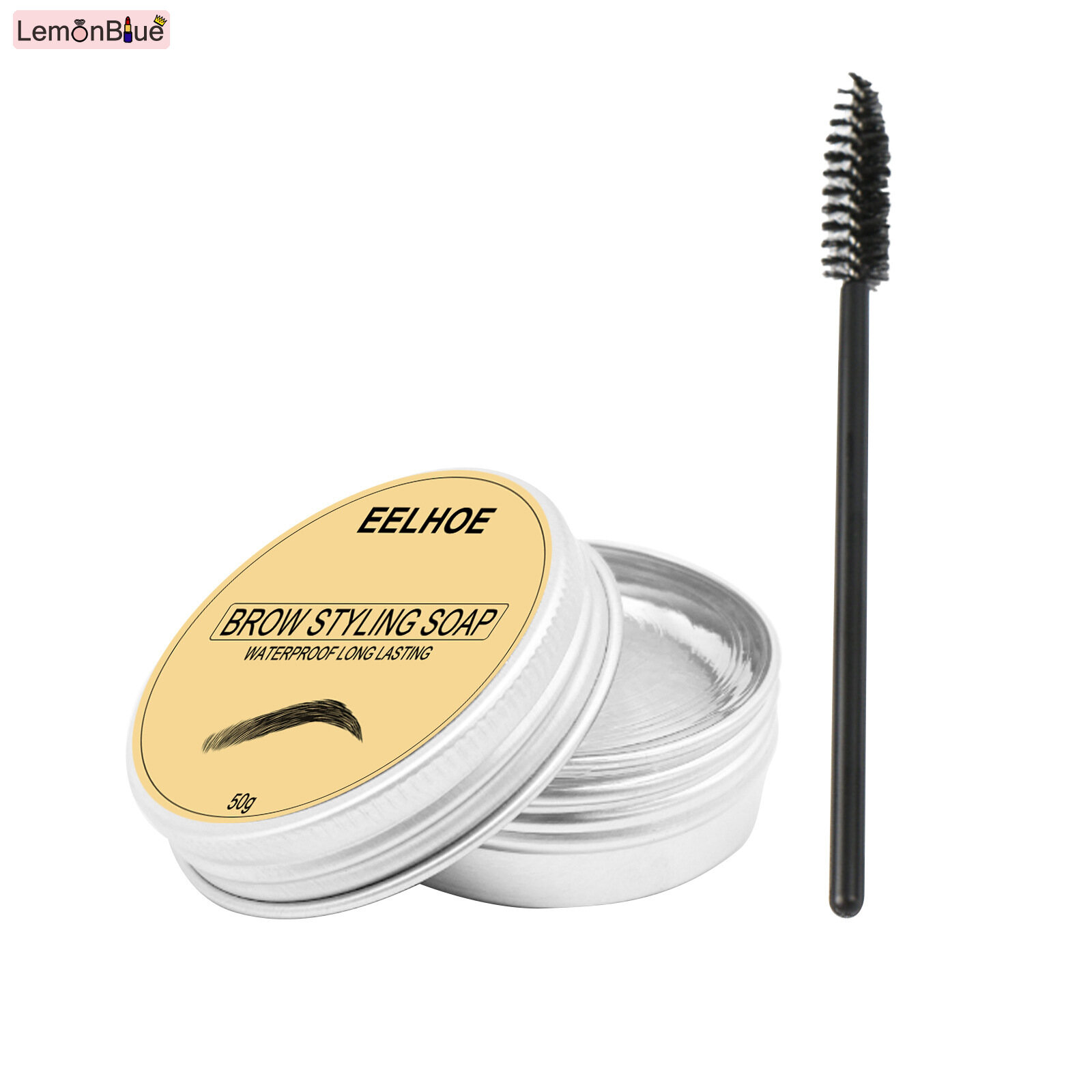 Gambar Eyebrow Styling Cream Kit 3D Eyebrow Makeup Balm Durable Waterproof Eyebrow Eyebrow Styling Cream Kit 3D Eyebrow Makeup Balm Eyebrow Pomade for Natural Brow Design Defining Durable Waterproof