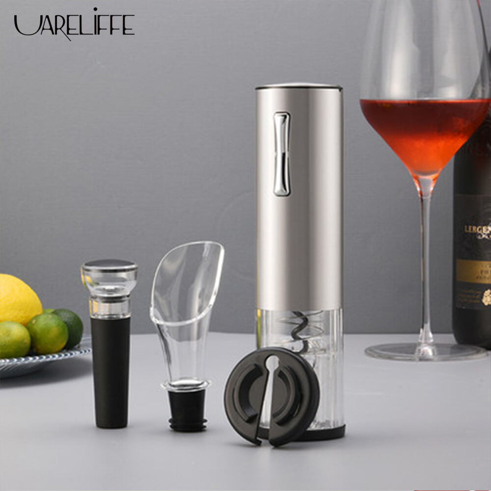 Urallife youpin bộ dụng cụ mở đèn hình bình rượu tự động 4 trong 1 đồ khui hộp rượu vang đỏ có thể sạc lại được dụng cụ mở chai đèn hình bình rượu hút chân không dụng cụ mở nút bình rượu dụng cụ rót bình bộ mở rượu bộ dụng cụ mở mở nút chai không dây có l