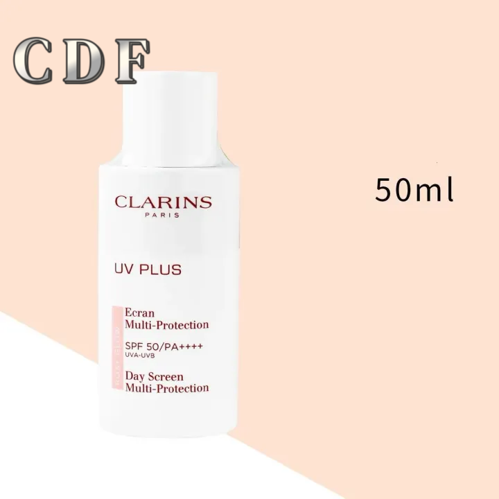 For Clarins Uv Plus Day Screen Multi-Protection Spf50/Pa++++(Rosy Glow2Ml) Rosy Glow50Ml / Translucent 50m ราคา 259 บาท*ส่งฟรี
