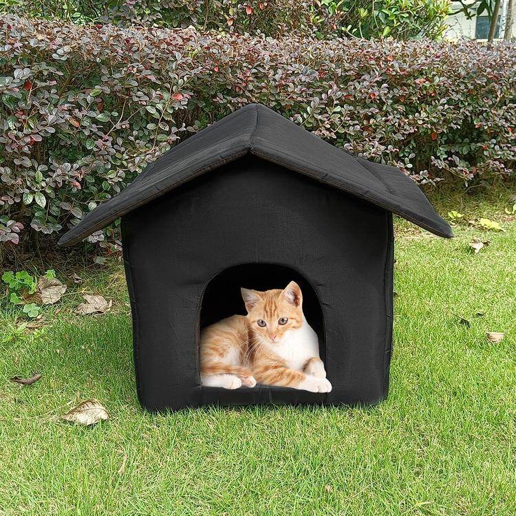 Outdoor Cat House, Outdoor Cat House Weatherproof, Indoor Dog House,  Thickened Weatherproof Foldable Cat Tent, Winter Warm Oxford Cloth Stray Cats  Shelter For Outdoor Feral Cat Dog | Lazada Singapore