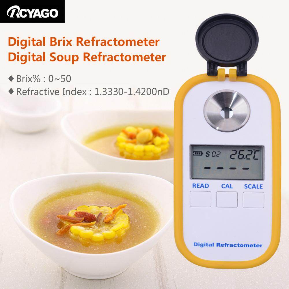 Rcyago máy đo đường kỹ thuật số brix0-50 % khúc xạ kế máy đo đường dr101