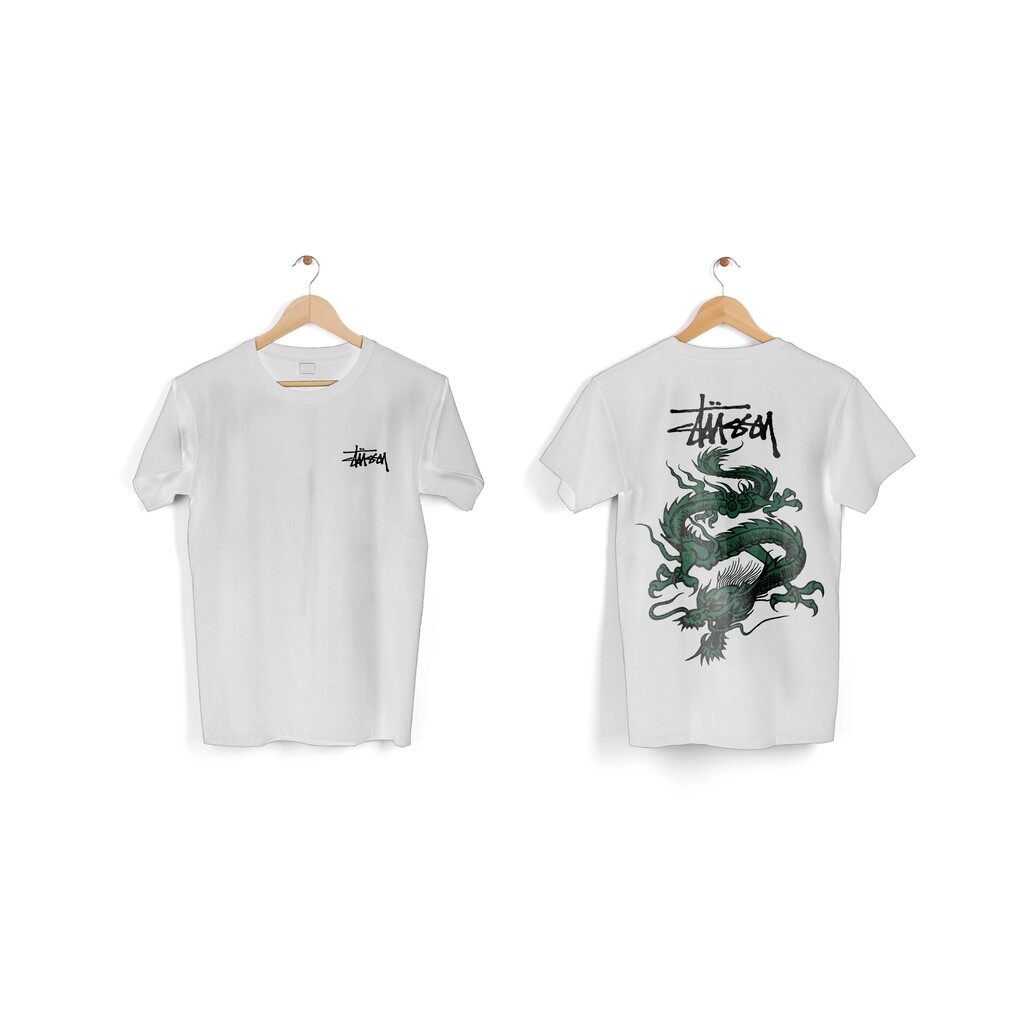 Fashion Tee READY STOCK STUSSY DRAGON 