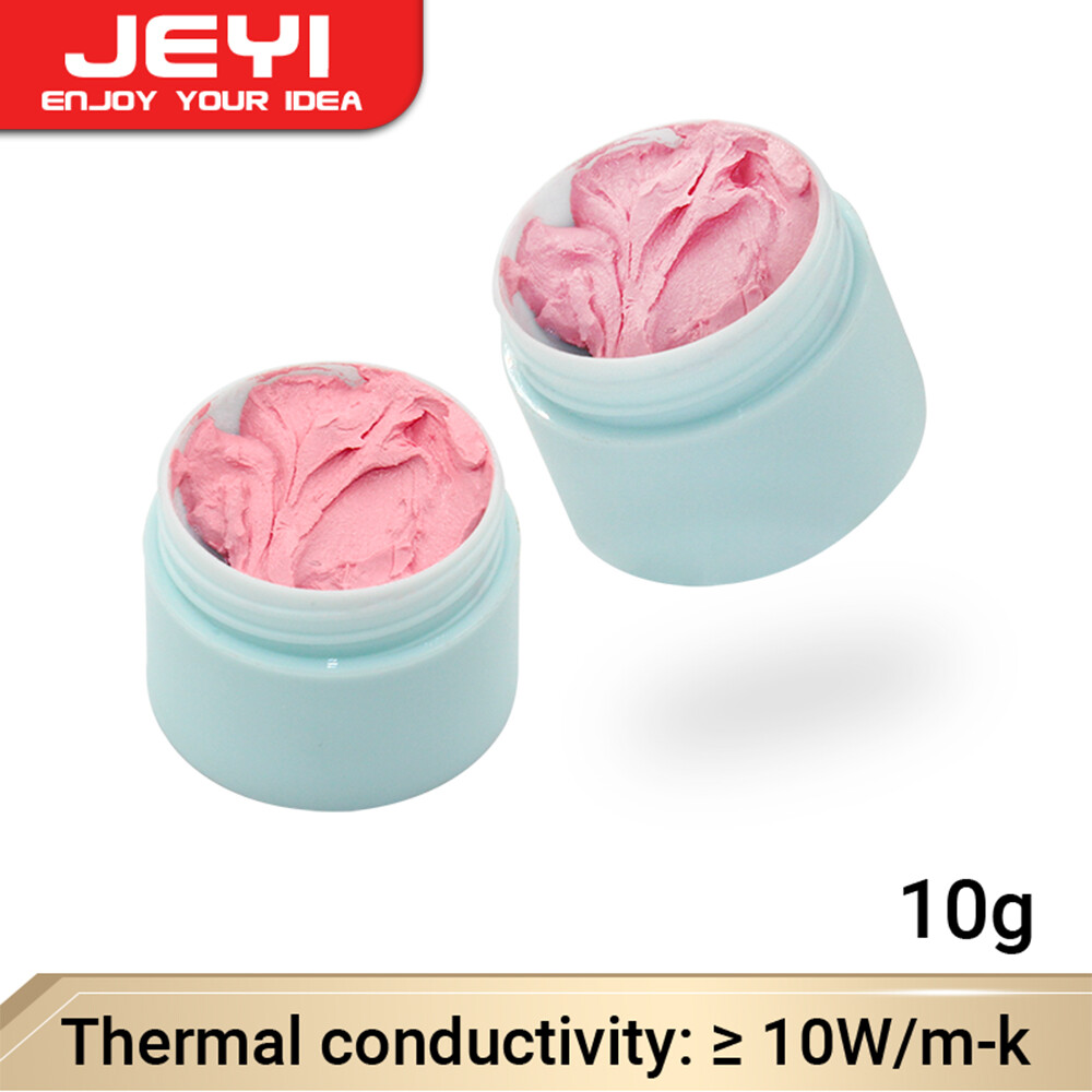 Jeyi 10W/MK tấm dán nhiệt 10G silicon Keo tản nhiệt cho giao diện tản nhiệt làm mát Bộ vi xử lý CPU GPU VGA tấm dán nhiệt