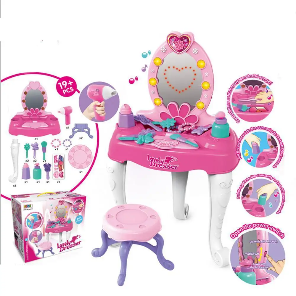 kids play dressing table