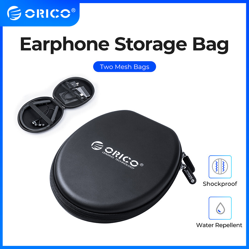 Orico túi đựng tai nghe túi đựng tai nghe chống sốc chống nước túi bảo vệ hộp cứng cáp tai nghe phụ kiện