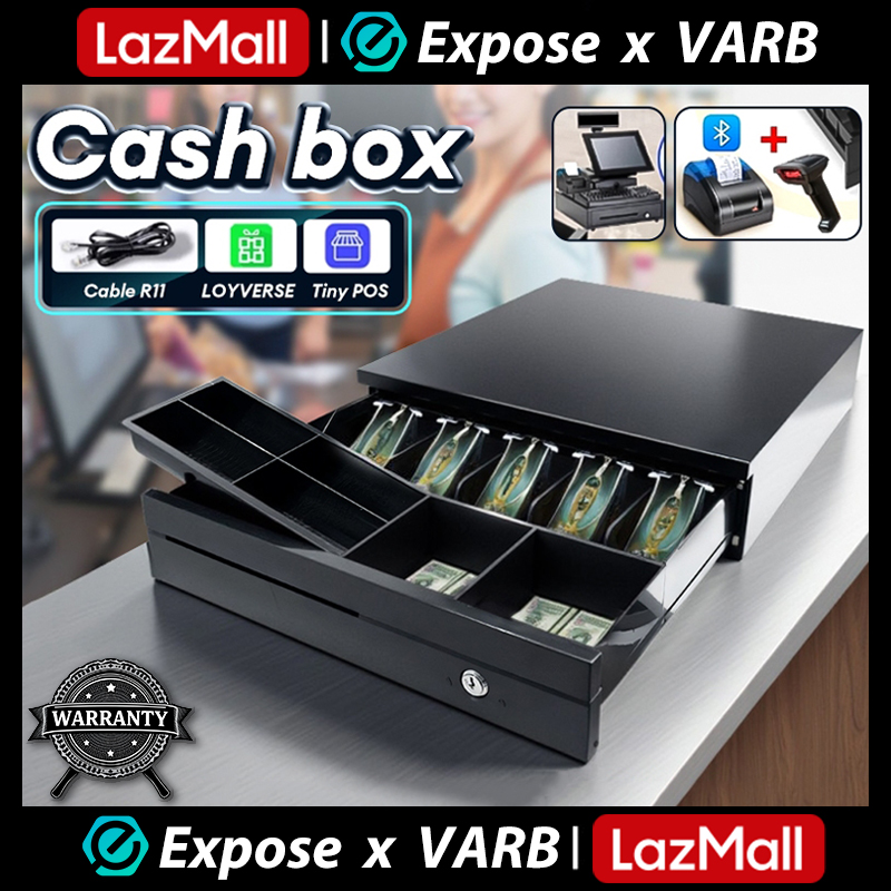 6/mo - Finance Money Tray Cash Register Drawer Insert Tray Portable Currency Till Replacement Money Organizer Storage Box With 5 Bills 4 Coins Compartments 5 Bills 4 Coins Metal Clip