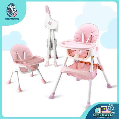 [Ready Stock] NeWReadyStock Baby MultiFunction 5Types Foldable Dining High Chair Baby Dining Chair (3)
