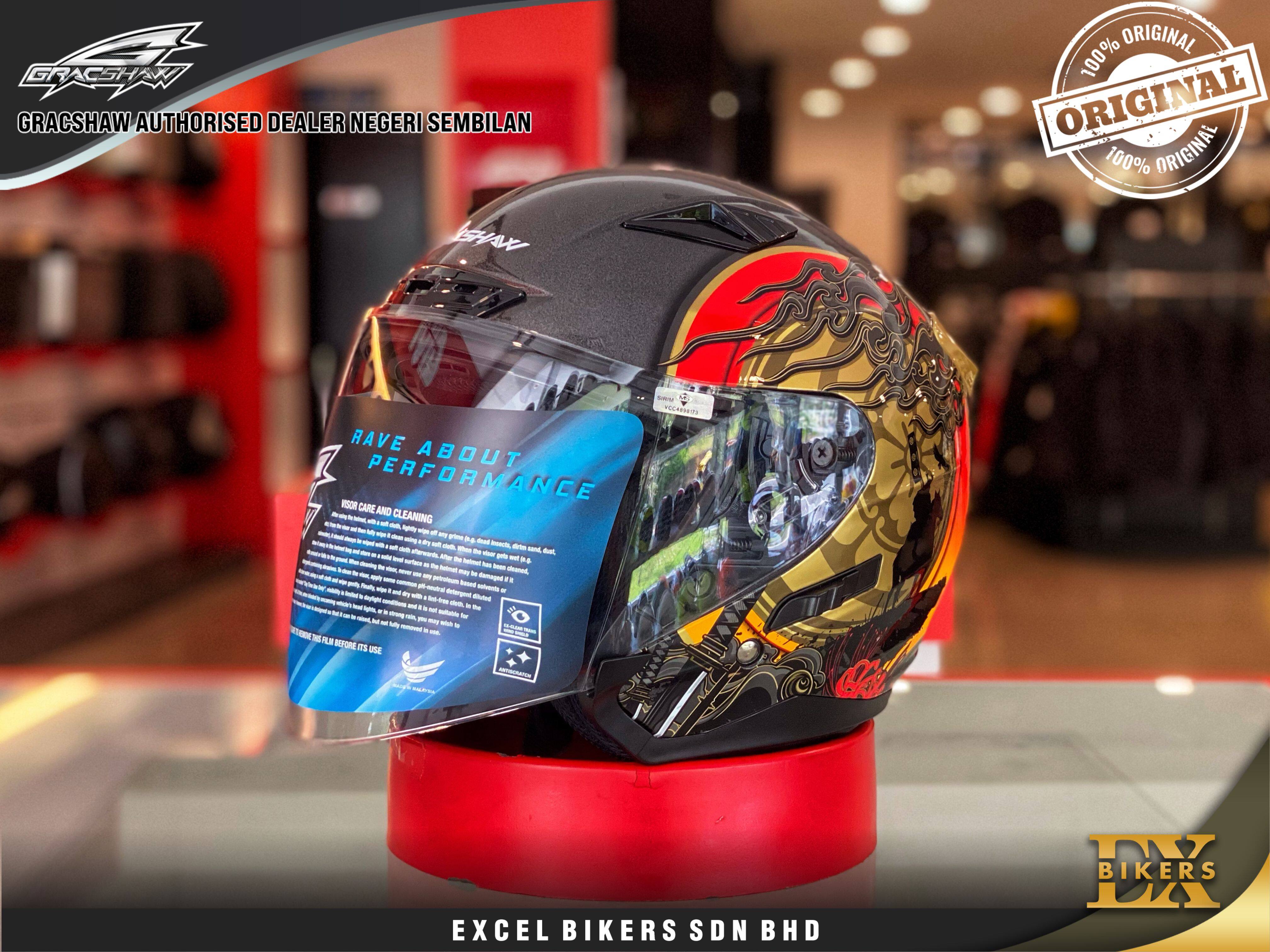 Visor Gracshaw Helmet Made In GRACSHAW HELMET GENNEX G535 DOUBLE