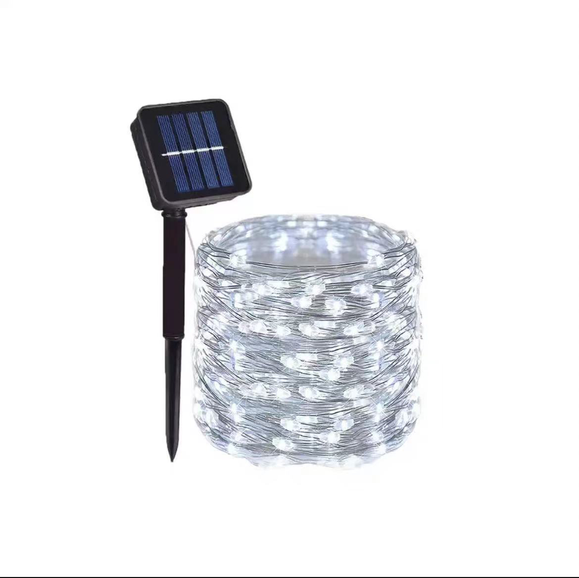 7M/12M/22M/32M 8Modes Outdoor Solar Fairy Lights LED Copper Wire Lights Xmas Lights Waterproof Garden Decoration