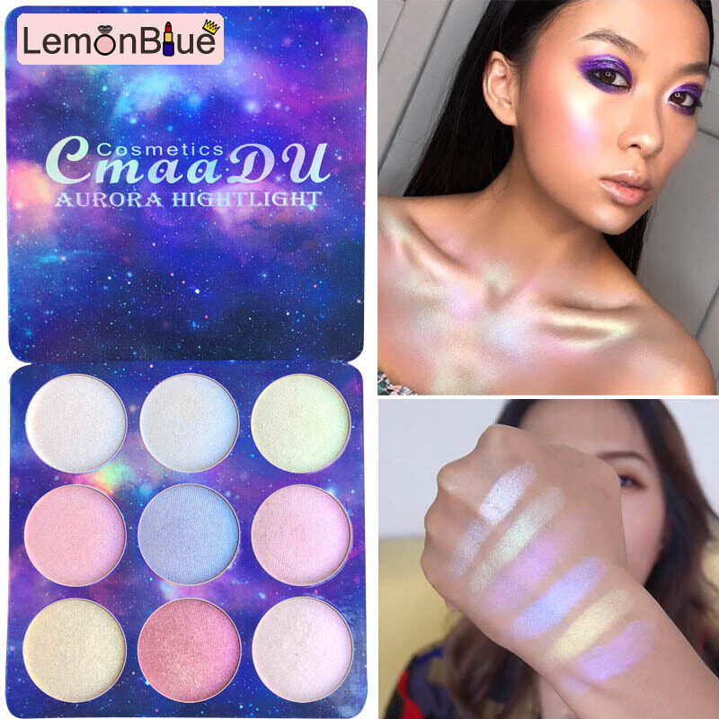 Gambar Pressed Glitter Eyeshadow Pallete Shimmer Diamond Eyeshadow Pigment Matte Eye Shadow Makeup Palette Cosmetics