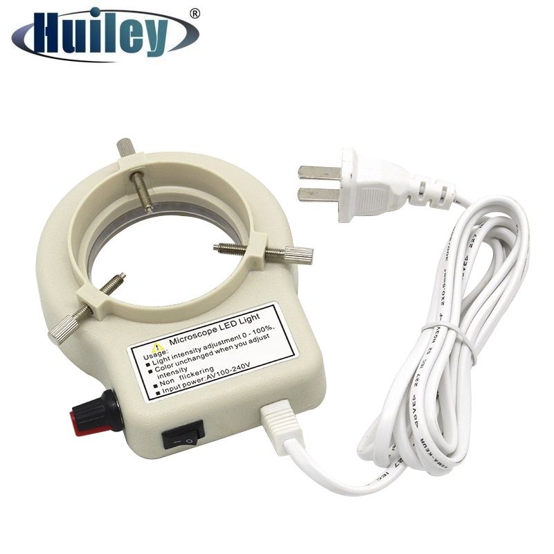 Kính hiển vi soi nổi đèn led tập trung cao vòng gắn trên có thể điều chỉnh đường kính nguồn đèn led trắng 64mm 56