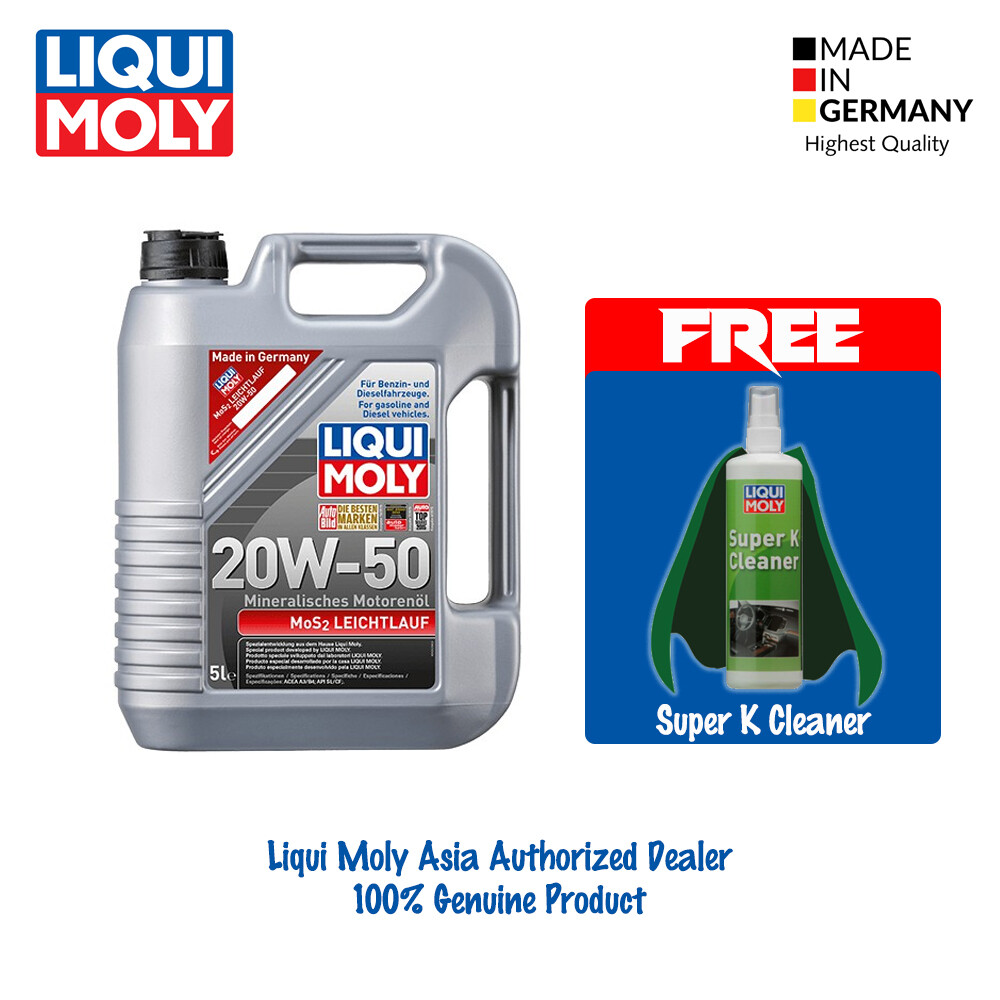FREE SUPER K LIQUI MOLY MOS2 LOWVISCOSITY 20W50 5L Price, Reviews WapCar