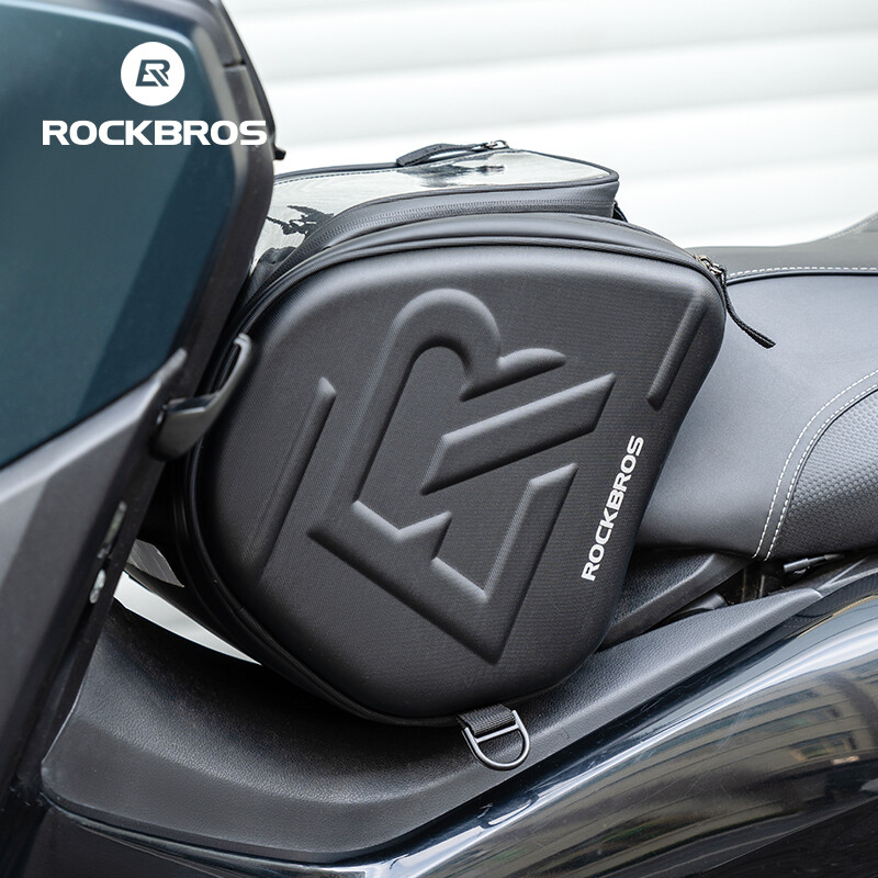 ROCKBROS Motor Fuel Tank Bag Hard Shell Pedal Motorcycle Triangle Pack Bag 14L large Capacity Stable NMAX PCX NSS350 XMAX Motor Equipment ราคา 680 บาท*ส่งฟรี