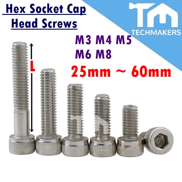 High Quality Din912 Stainless Steel Unknurled Smooth Cheese Head Hex
