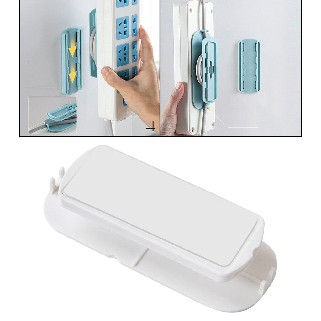Baoblazeelf Giá Đỡ Dải Điện Dính, Bộ Cố Định Ổ Cắm Cố Định Gắn Tường