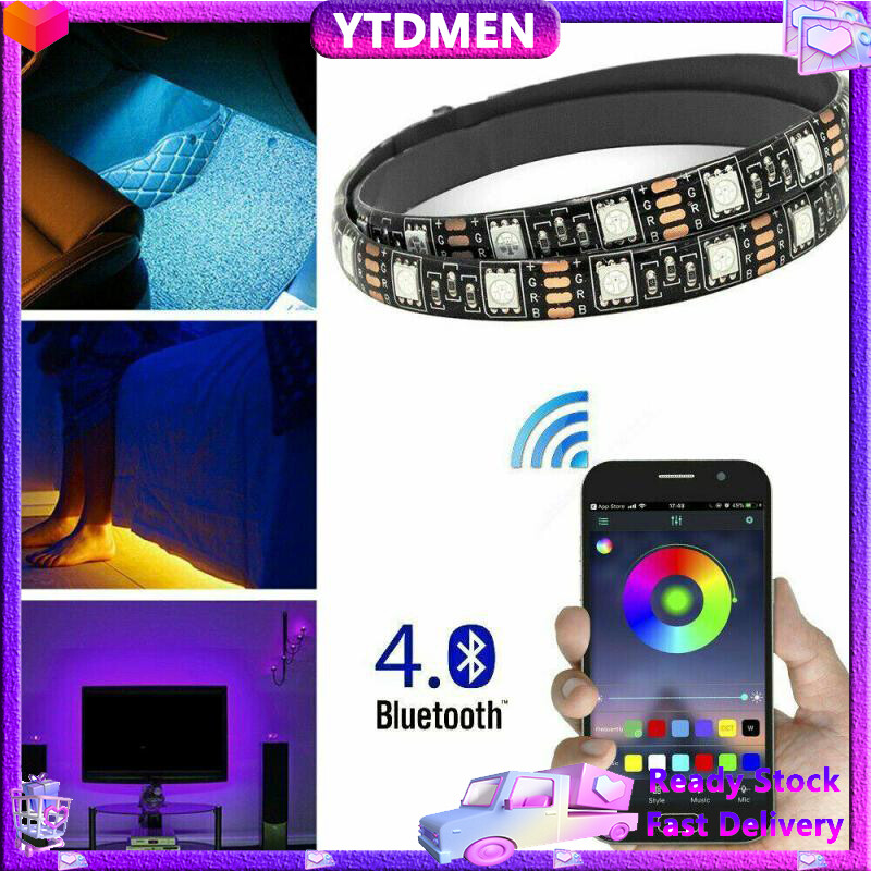 YTDMEN dc 5V USB Đèn Dải LED 5050 RGB 50CM 1M 2M 3M 4M 5M Phông Nền TV Chiếu Sáng Linh Hoạt LED Strip Hỗ Trợ Bluetooth Ứng Dụng Điều Khiển Đèn Dải Trên Bán