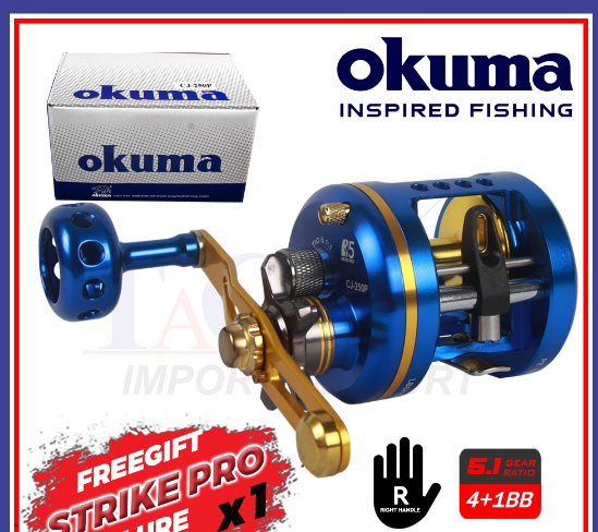 can okuma 354dlx reel be used in saltwater CW-354DLX Coldwater 350 Low Profile Line Counter color:Clear Anglers will appreciate the Rod Okuma Solaris Spin Shimano Curado 200HG Baitcaster Complete Fishing Reel Rubber Sealed Bearing Kit