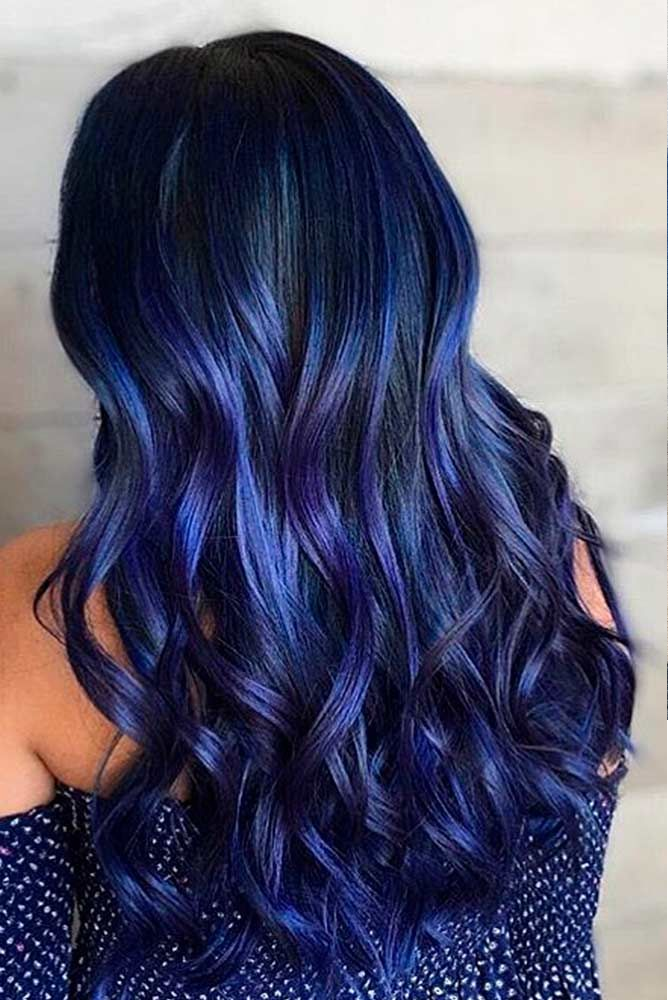 088 blue fruity hair color 蓝色护发果泥果酸 染发剂 | Lazada