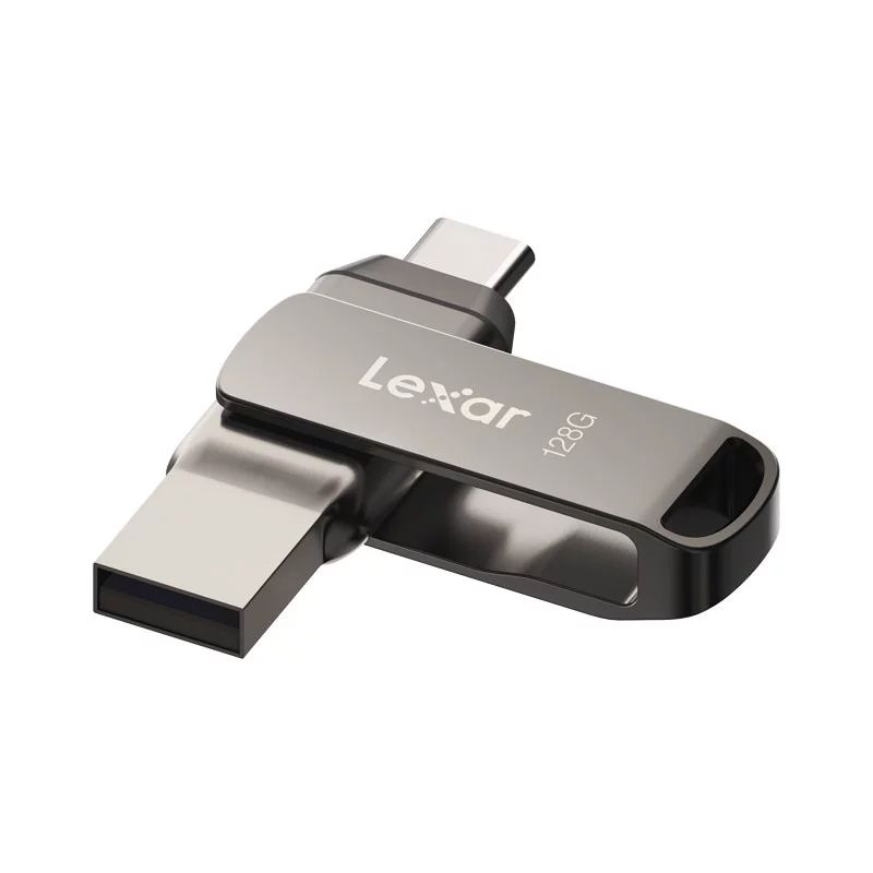 Lexar USB3.1 JumpDrive TYPE-C D400 mã hóa 256GB 128GB 64GB 32GB Kim Loại 130 MB/giây UDisk Bộ nhớ Fl