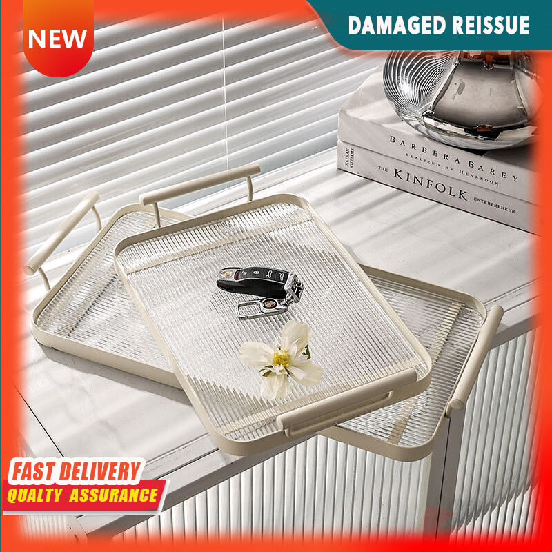 Gambar Acrylic Tray Nordic Style Creative Plate High end Fashion Refreshment Tray
